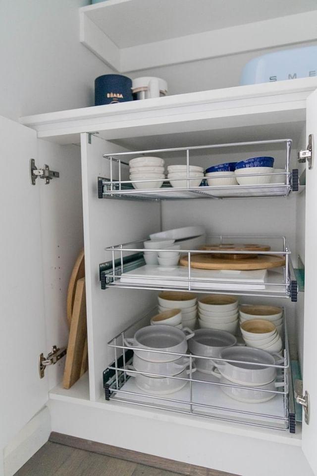 Storage Solutions for Wide Cabinets