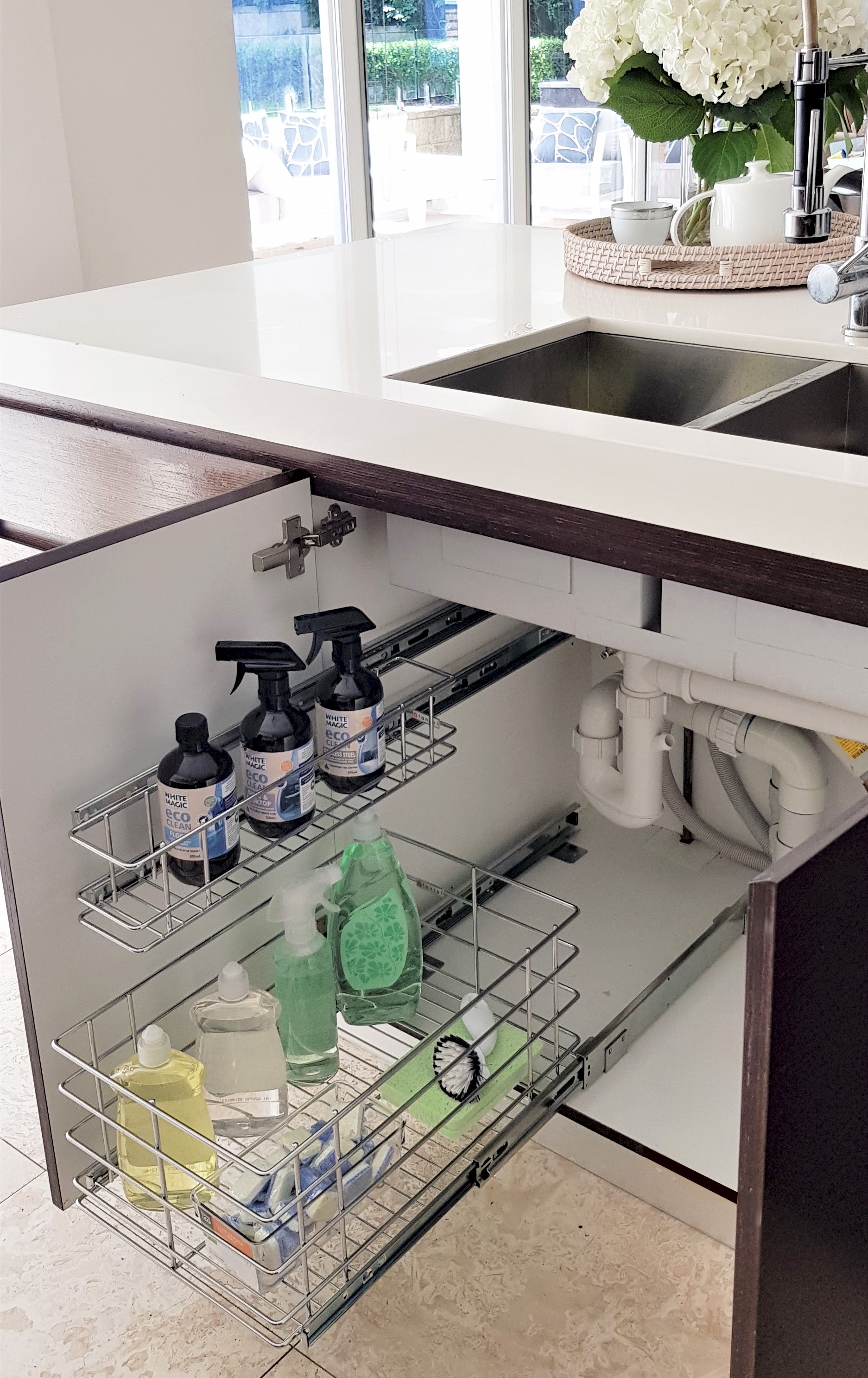 The Perfect Under the Sink Organization Solution